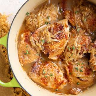 Caramelized Onion Dutch Oven Chicken