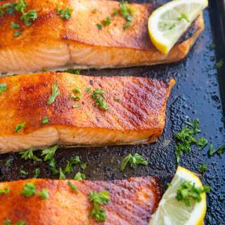 Broiled Salmon