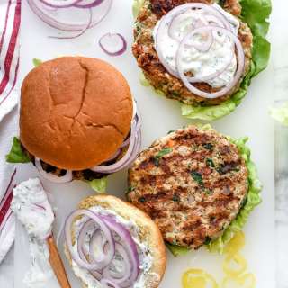 Greek Turkey Burgers Recipe