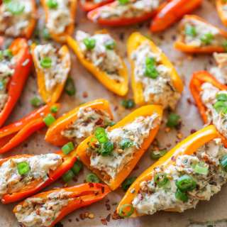 Cream Cheese Stuffed Baby Bell Peppers