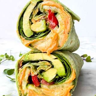 Hummus Veggie Wrap