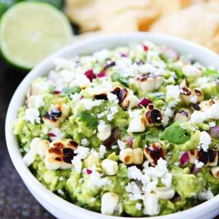 Grilled Corn Guacamole
