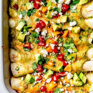 Green Chicken Enchiladas Recipe