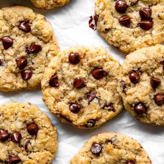 Coconut Oatmeal Chocolate Chip Cookies