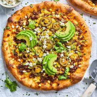 Chorizo Corn Pizza