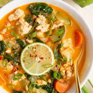 Ground Turkey Curry Soup