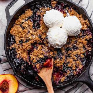 Blueberry Peach Crumble