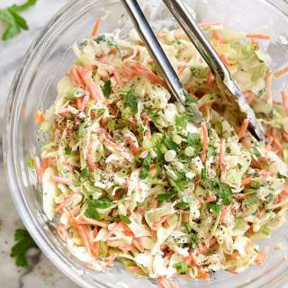 THE BEST Creamy Coleslaw Recipe