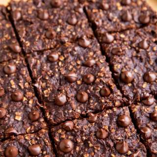 Chocolate Banana Oatmeal Breakfast Bars