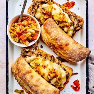 Slow Cooker Italian Beef Sandwiches