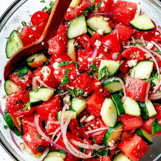 Greek Watermelon Salad Recipe