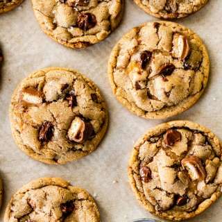 Brown Butter Twix Cookies