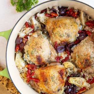 One-Pot Mediterranean Chicken and Rice