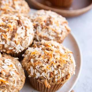 Oatmeal Carrot Cake Muffins
