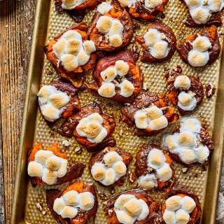 Smashed Sweet Potatoes