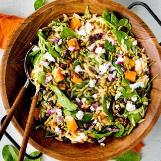 Roasted Butternut Squash Orzo Salad