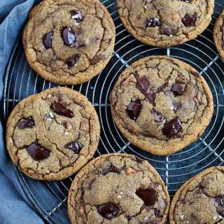Espresso Toffee Chocolate Chip Cookies