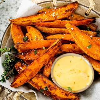 Roasted Sweet Potato Wedges