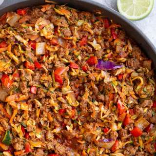 Mexican Ground Beef and Zucchini Skillet