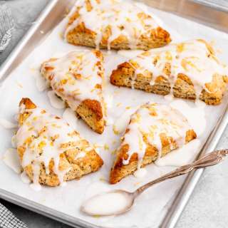 Lemon Poppy Seed Scones