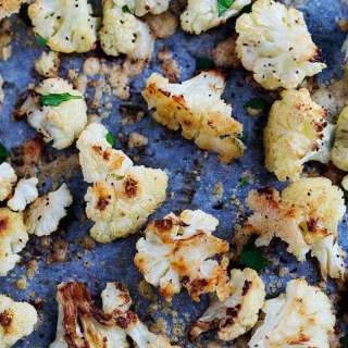 Parmesan Roasted Cauliflower