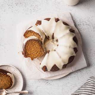 Banana Bundt Cake with Cream Cheese Icing
