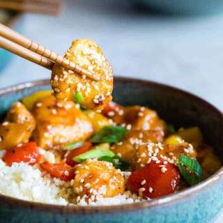 Paleo Gluten-Free Healthy Sweet-and-Sour Chicken
