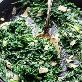 Low-Carb Keto Creamed Spinach
