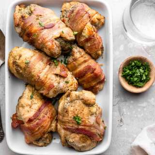 Bacon-Wrapped Chicken Thighs