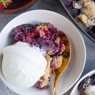 Almond Flour Mixed Berry Crisp