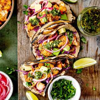 Chimichurri Cauliflower Tacos