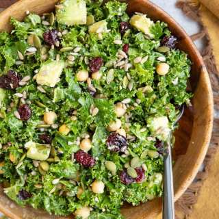 Sunflower Crunch Kale Salad