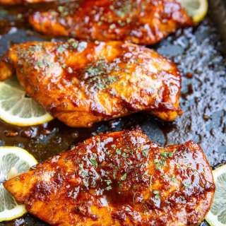 Sesame Garlic Ginger Baked Chicken
