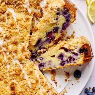 Lemon Blueberry Ricotta Cake