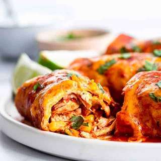 Crock Pot Chicken Enchiladas