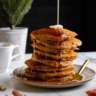 Vegan Pumpkin Pancakes