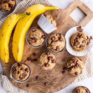 Gluten-Free Chocolate Chip Banana Muffins