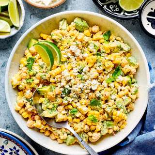 Chipotle Chickpea Corn Salad