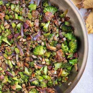 Sauteed Broccoli and Mushrooms