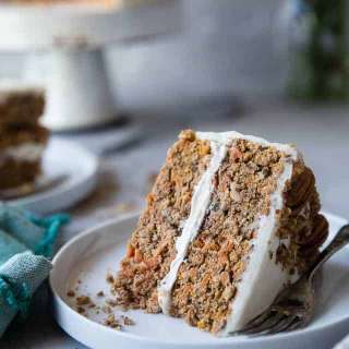 Healthy Gluten-Free Sugar-Free Carrot Cake
