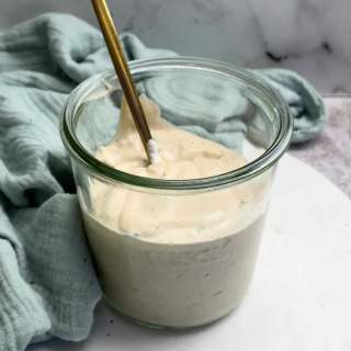 Homemade Peppercorn Ranch Salad Dressing