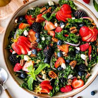 Berry Kale Salad