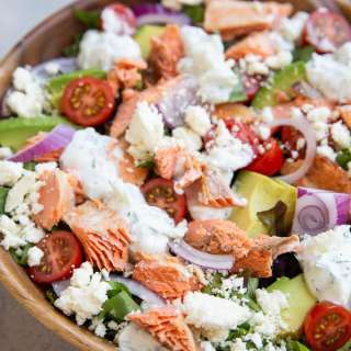 Tzatziki Salmon Salad