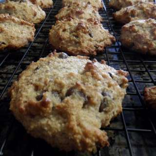 Almond Flour Ginger Scones with Honey Orange Frosting