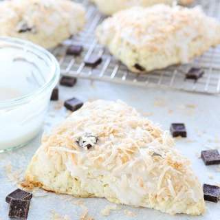 Coconut Chocolate Chunk Scones