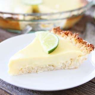 Key Lime Pie with Coconut Macaroon Crust