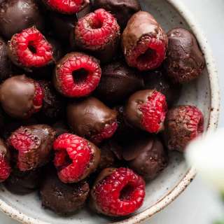 Chocolate-Covered Raspberries