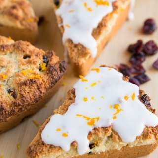 Paleo Cranberry Orange Vegan Scones