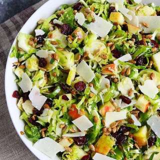 Shaved Brussels Sprouts Salad