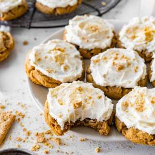 Graham Cracker Cookies with Frosting